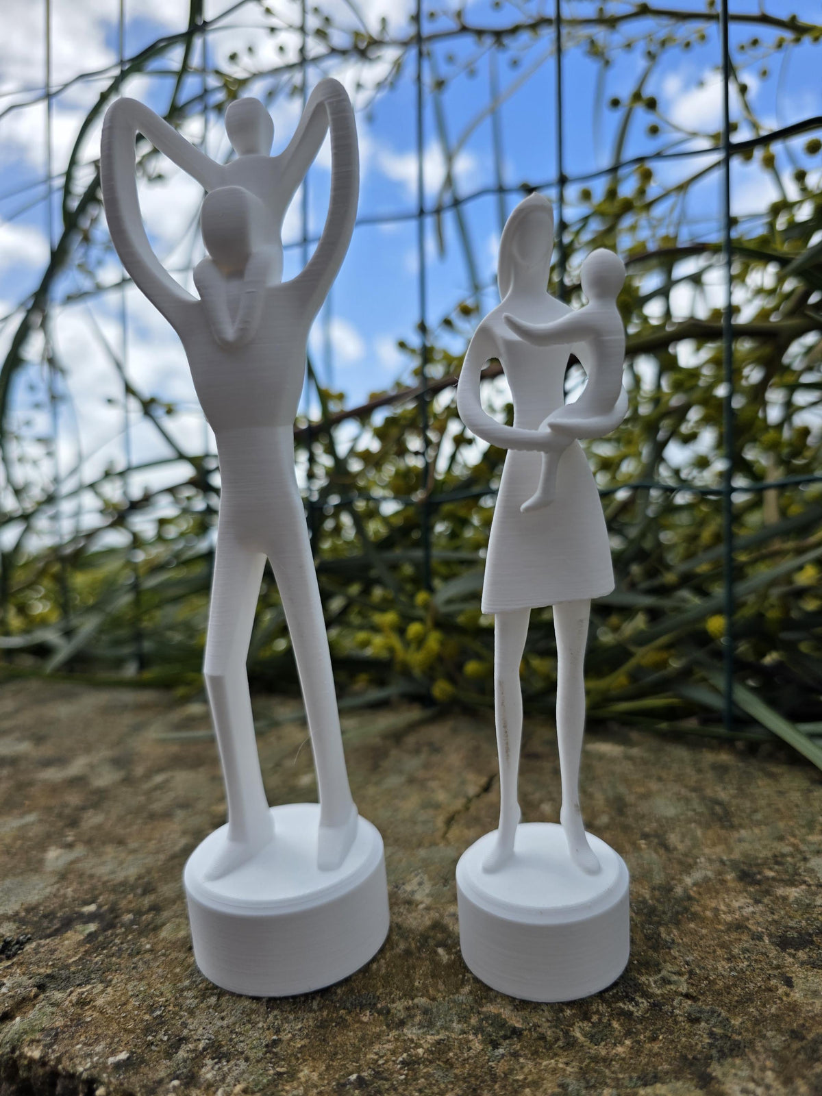 Statuetta Papà con Bambino sulle Spalle – Regalo Festa del Papà