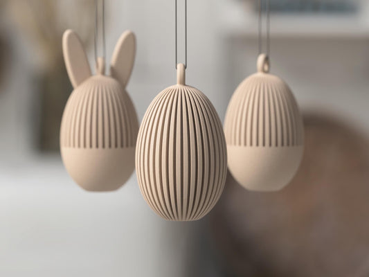 Mini Uovo di Pasqua 50 mm | Da Tavolo o da Appendere | Minimal