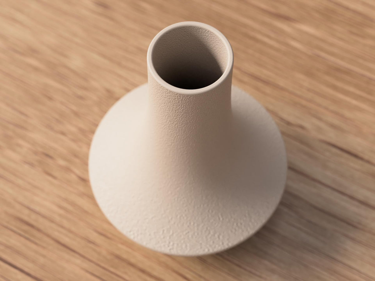 Vaso SHINTO Fuzzy Skin in PLA | Vaso decorativo moderno texture soft | 18 cm / 21 cm | 3DodLAB