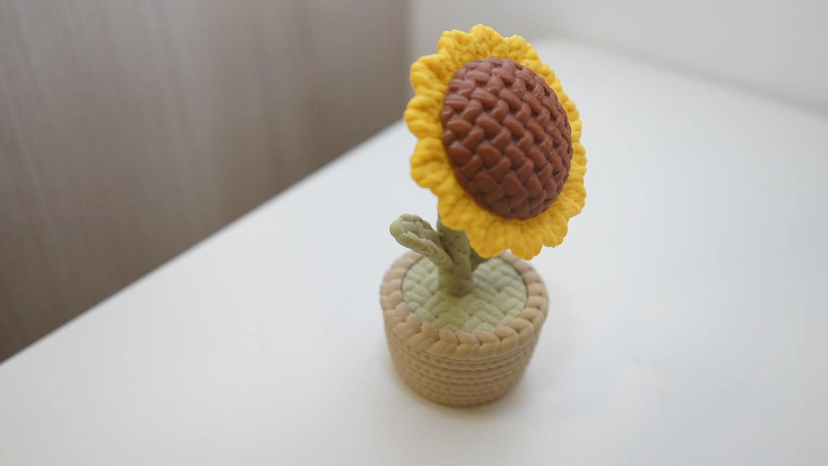 Fiori decorativi 3D effetto maglia