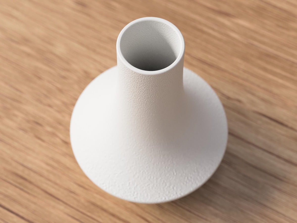 Vaso SHINTO Fuzzy Skin in PLA | Vaso decorativo moderno texture soft | 18 cm / 21 cm | 3DodLAB