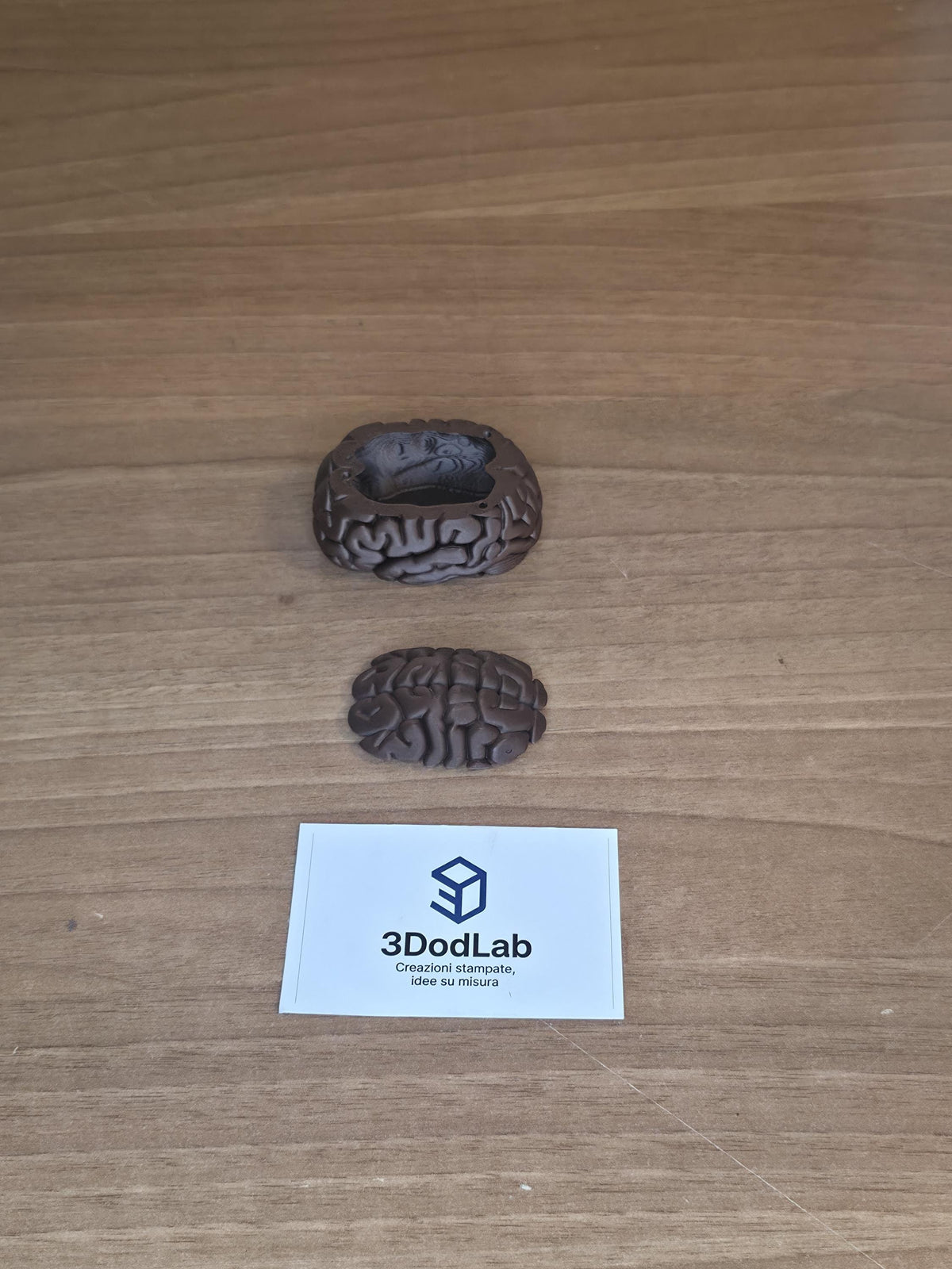 Scatola Cervello 3D con Coperchio Magnetico | Brain Box Portagioie e Scatola dei Ricordi