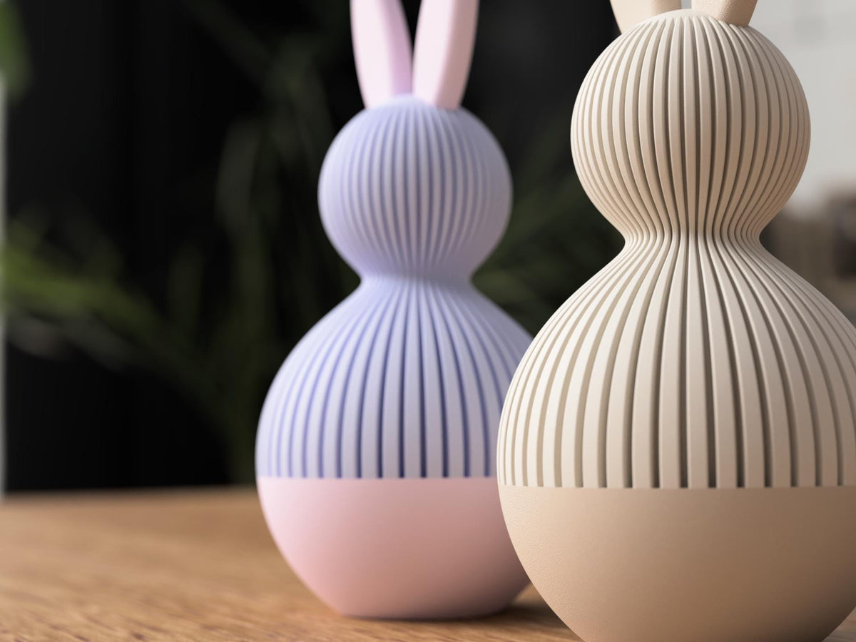 Coniglietto Contenitore Apribile | Japandi Minimal | Scatolina Regalo