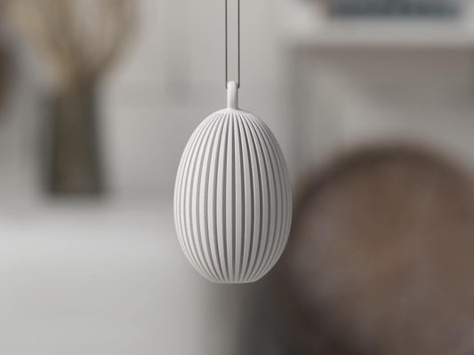 Mini Uovo di Pasqua 50 mm | Da Tavolo o da Appendere | Minimal