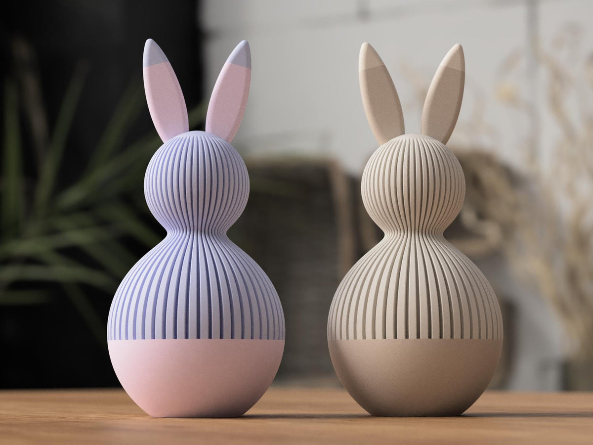 Coniglietto Contenitore Apribile | Japandi Minimal | Scatolina Regalo