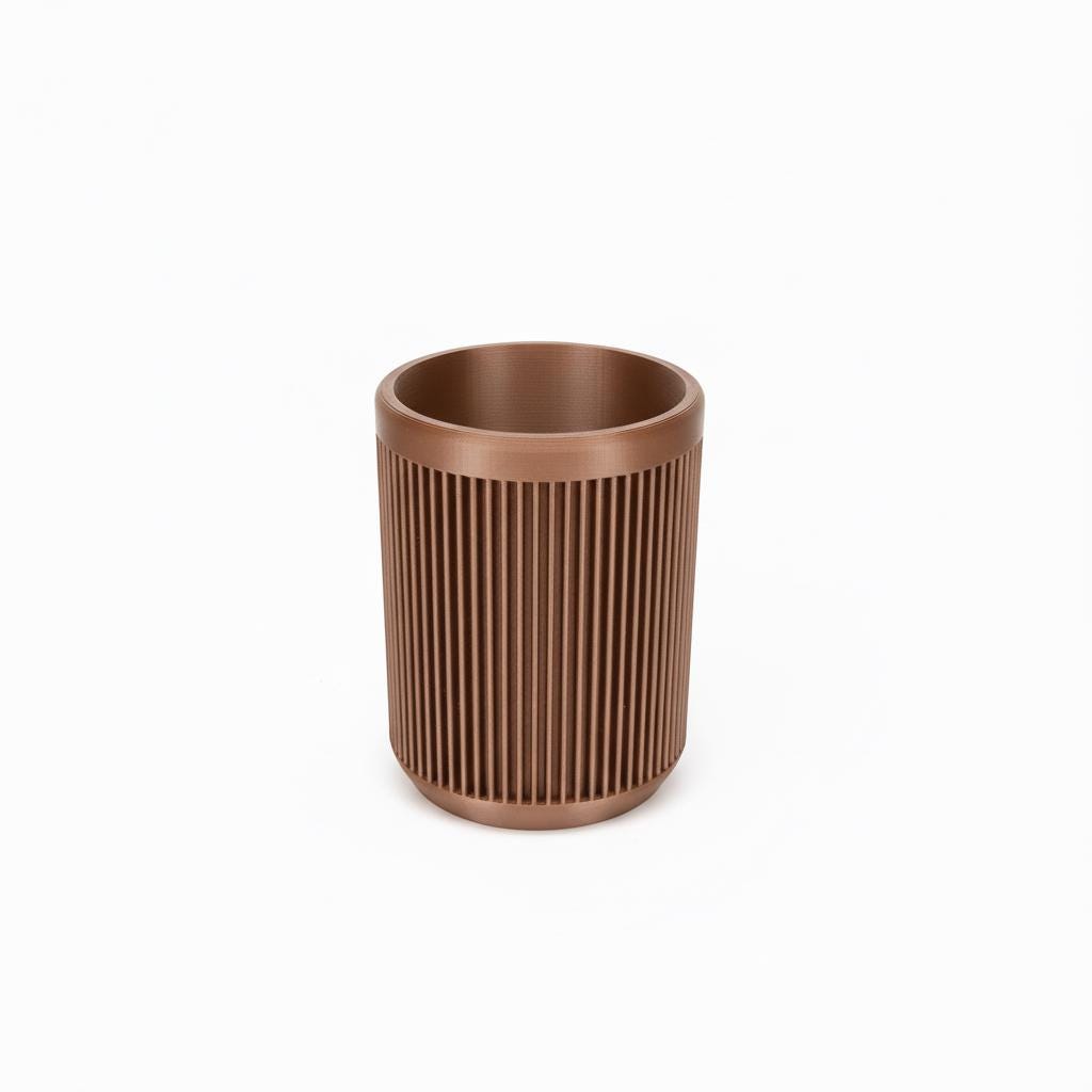 Porta penne in PLA | Design minimal 3D stampato | Organizer da scrivania moderno, ecologico, decorazione home office, regalo ufficio 3DodLAB