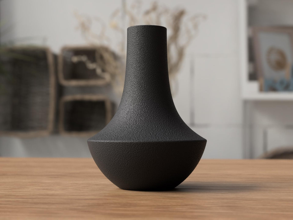 Vaso SHINTO Fuzzy Skin in PLA | Vaso decorativo moderno texture soft | 18 cm / 21 cm | 3DodLAB