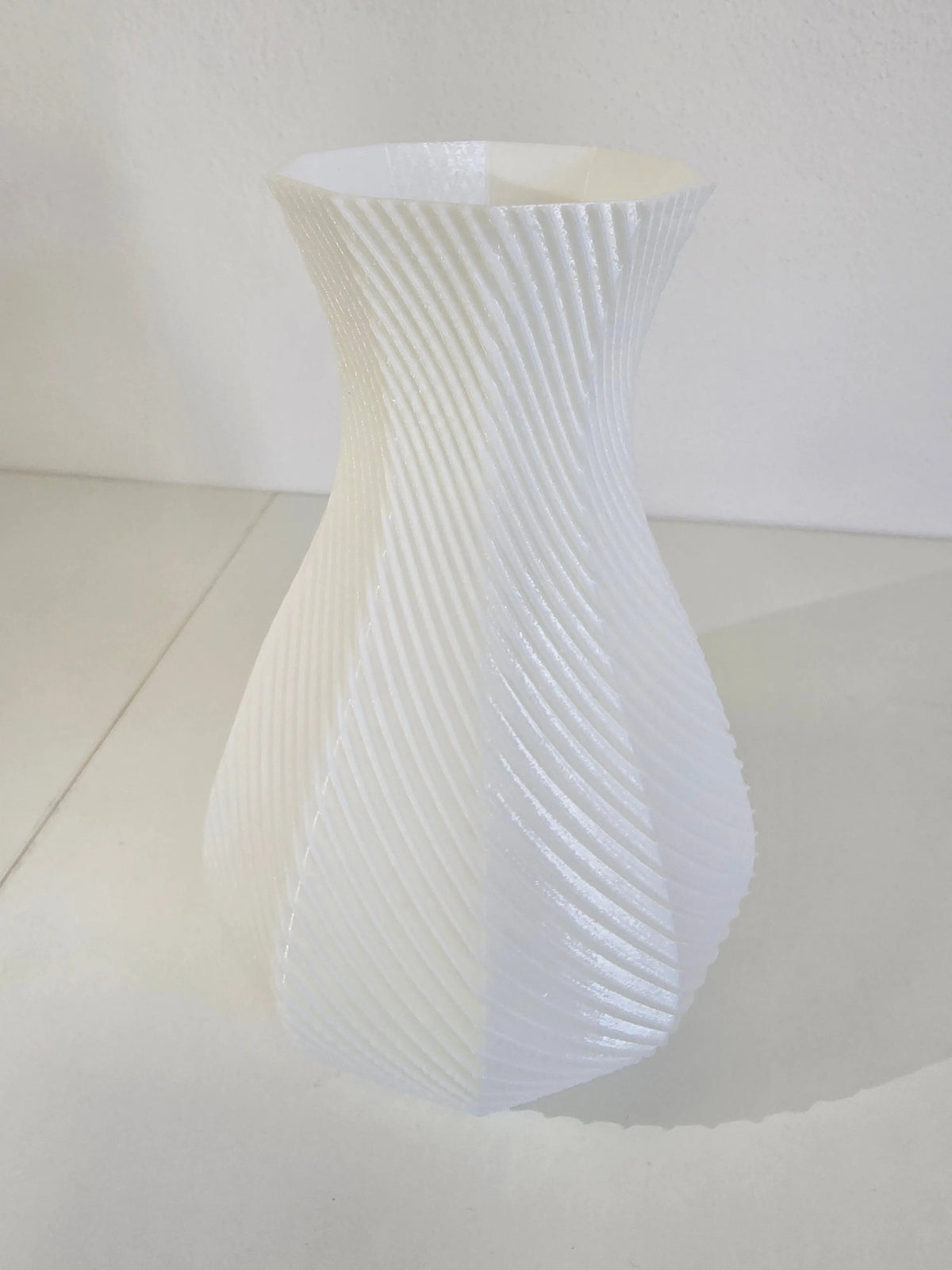 Vaso ottagonale moderno BIANCO 3DodLAB
