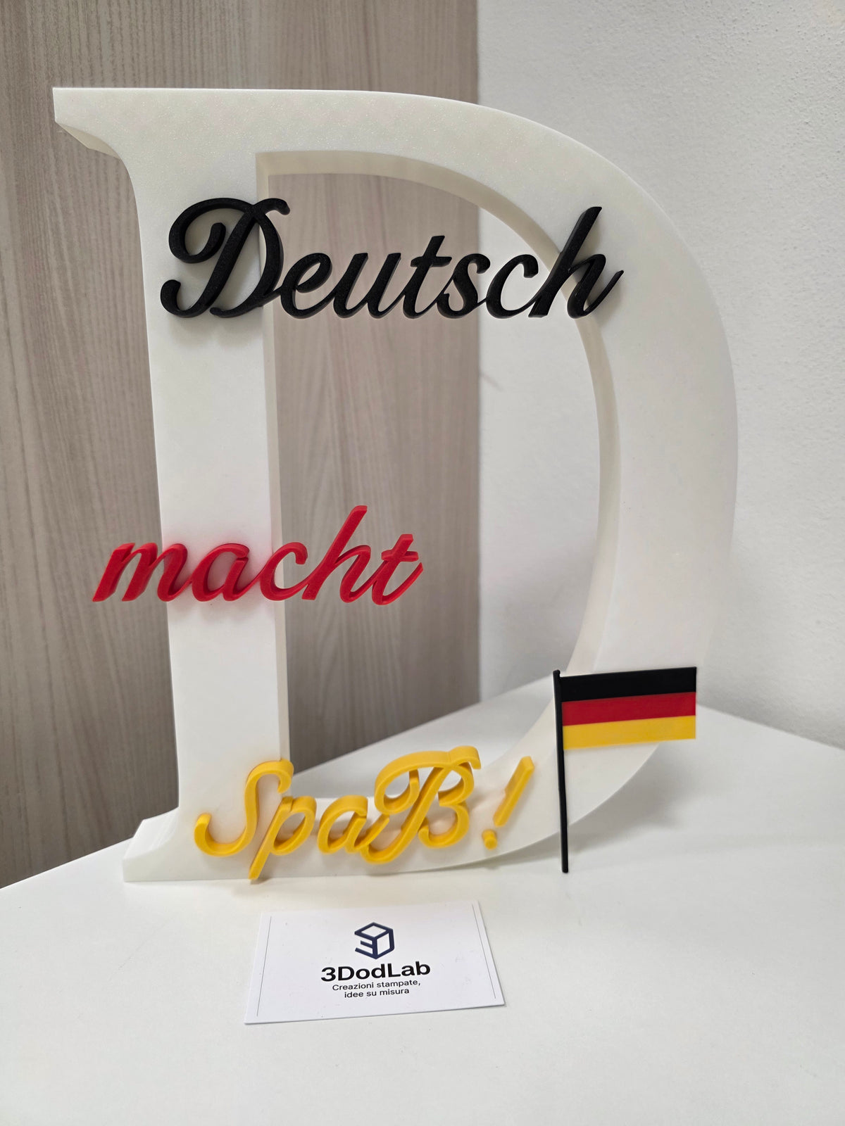 Lettera Iniziale 3D Personalizzata con Nome | 15–20-25-30 cm