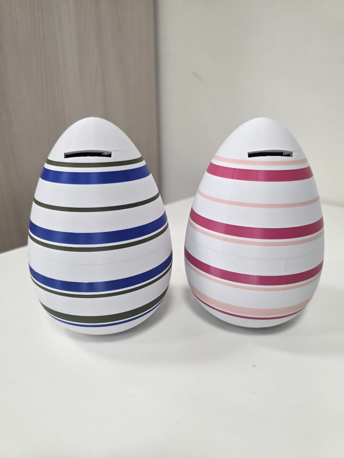 Uovo di Pasqua Personalizzato con Nome | Apribile o Salvadanaio | Uovo Decorativo Stampato in 3D | Regalo Pasqua Bambini